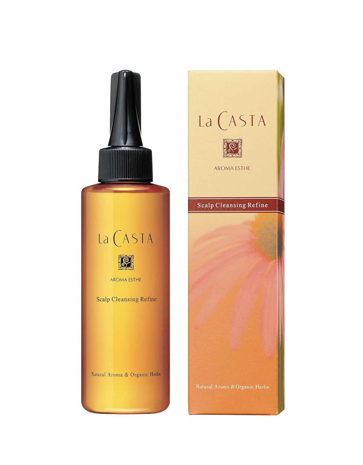 Aroma Esthe Scalp Cleansing Gel Refine, Pre-Shampoo Scalp Cleanser with Sweet Cherry Extract and Citrus Herb Essential Oils, 150 mL