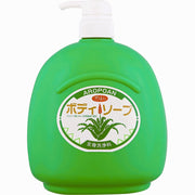 Kurobara Honpo Aropoan Body Soap, Refreshing Aloe Vera Whole-Body Wash with a Soap Base, Green Floral Scent, Large 1,200 mL Pump Bottle
