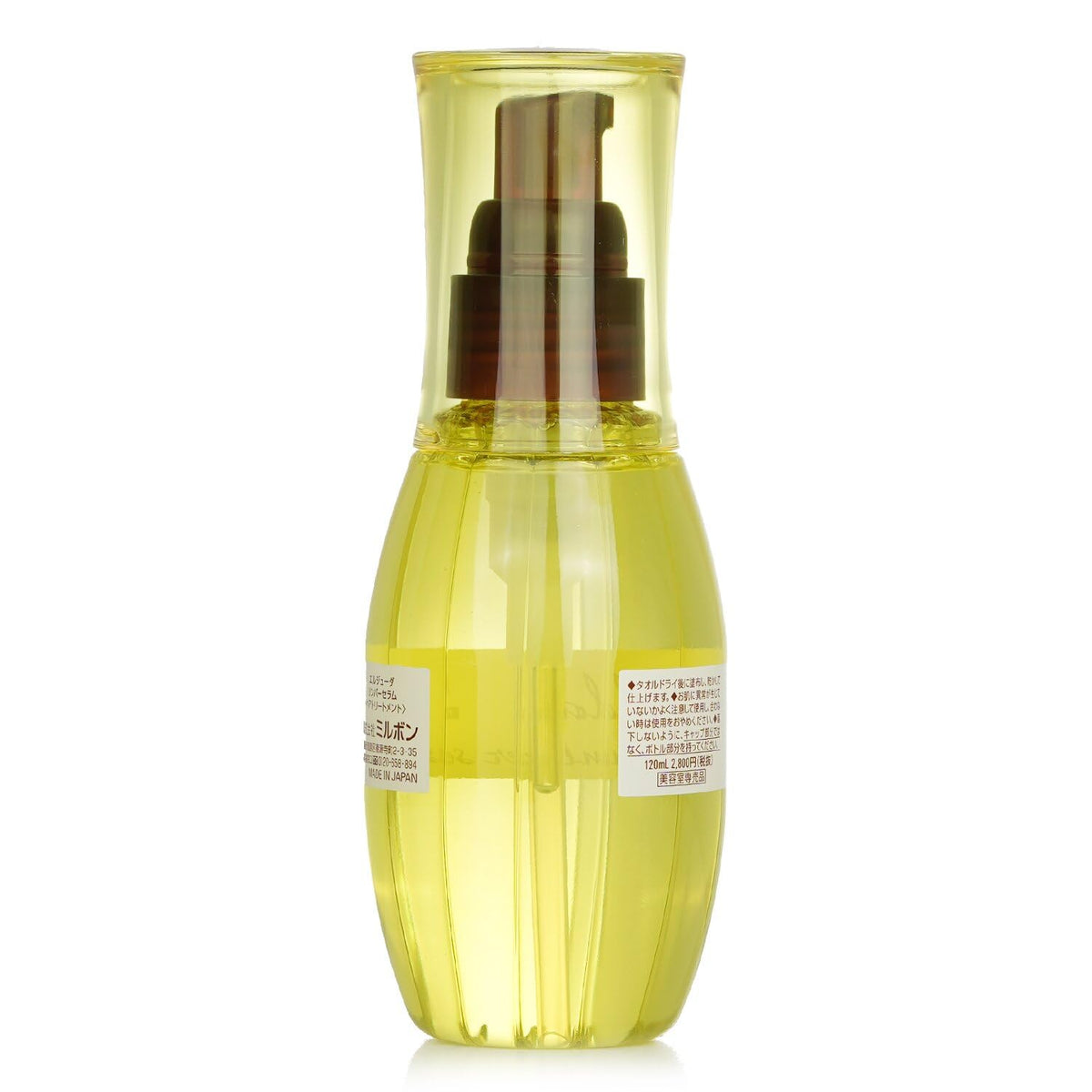 Milbon Deesse's Elujuda Limber Serum Leave-In Hair Treatment with Natural Oil for Fine, Flat Hair, Citrus Scent, 120 mL