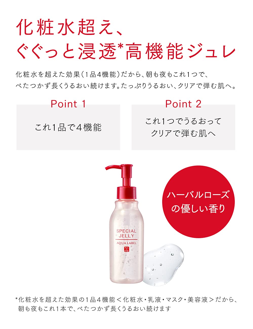 All-In-One Jelly For Lotion, Milky Lotion And Mask, 160 mL Pump Or 140 mL Refill