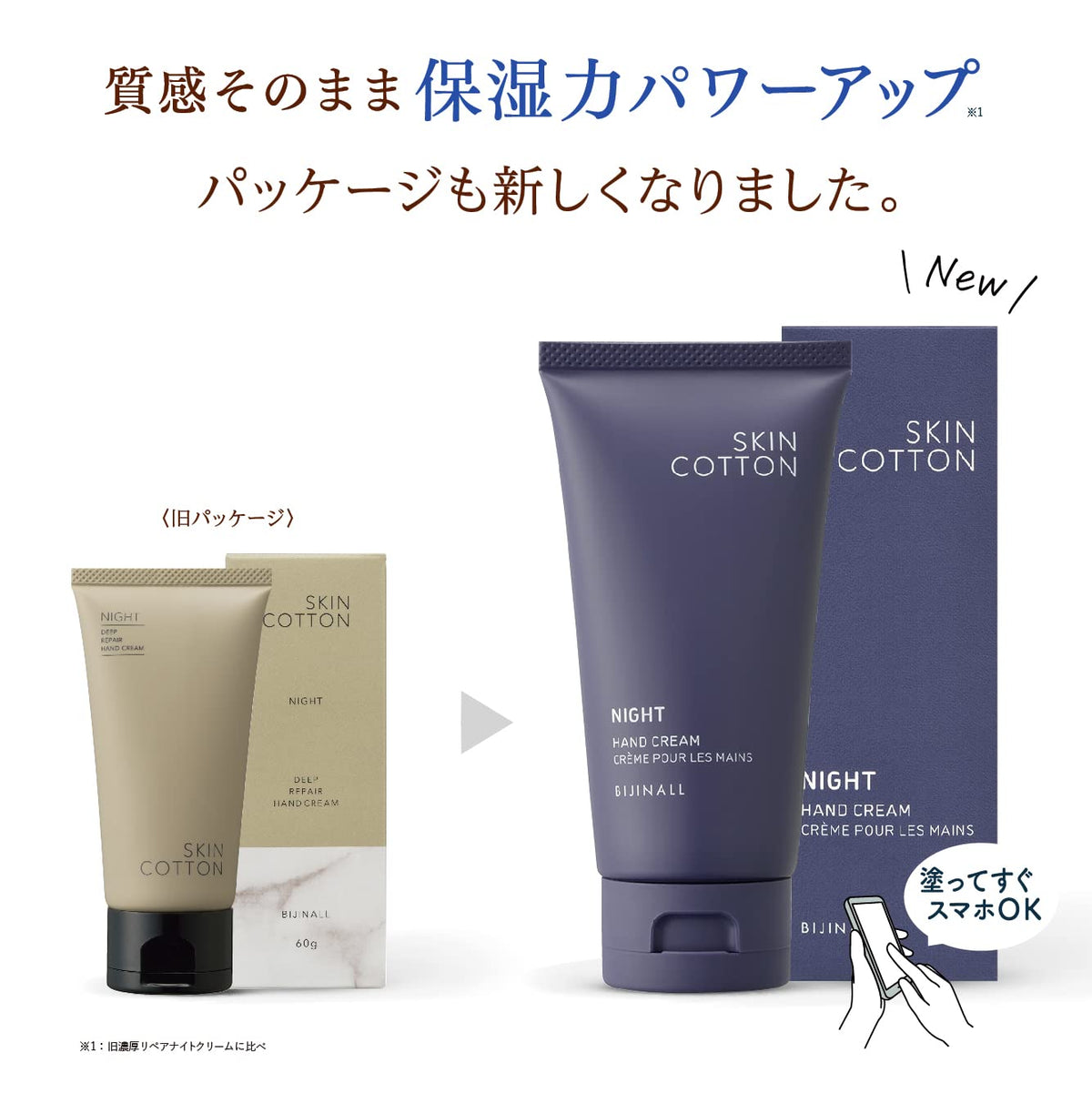 Skin Cotton Intensive Repair Night Hand Cream — 60 g