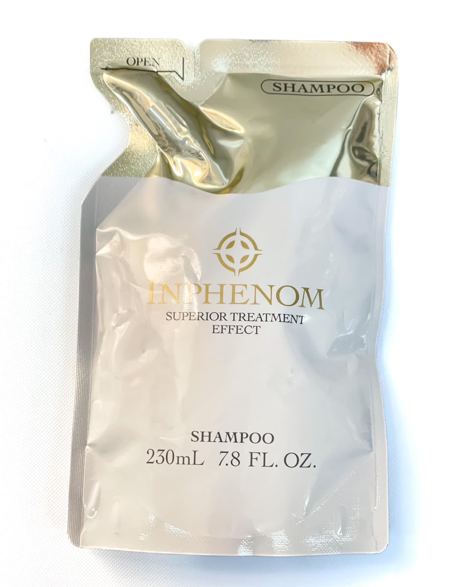 Milbon Inphenom Shampoo, Superior Treatment Effect, 230 mL Refill Pouch