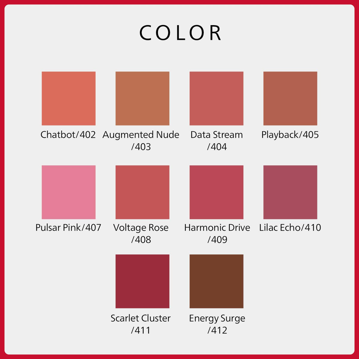 SHISEIDO TechnoSatin Gel Lipstick 405 Playback