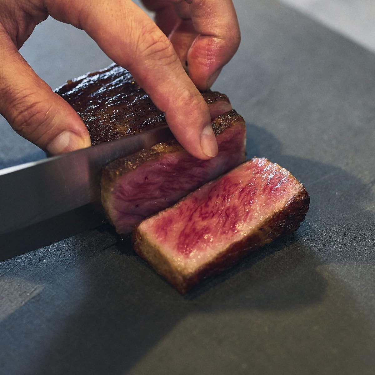 Vermicular Kitchen Knife Santoku 165 mm — Powder Steel And Enamel Handle