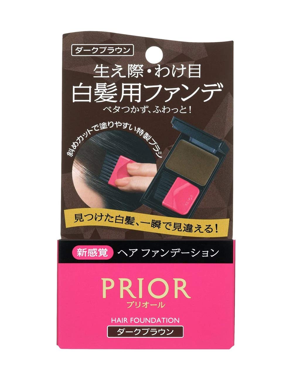PRIOR Hair Foundation — Instant Gray Hair Cover