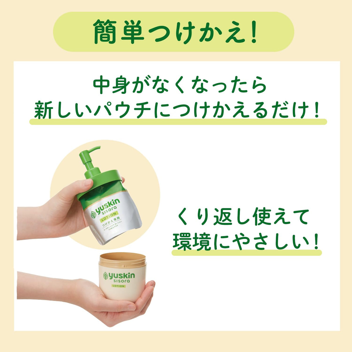 Yuskin Sisora Lotion for Very Sensitive Skin with Perilla Extract, Fragrance-Free, Face and Body, 170 mL Pump Bottle