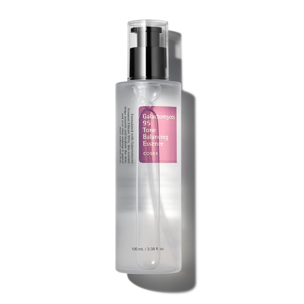 COSRX Galactomyces 95 Tone Balancing Essence, Ferment Filtrate Radiance Essence with 2% Niacinamide, 100 mL