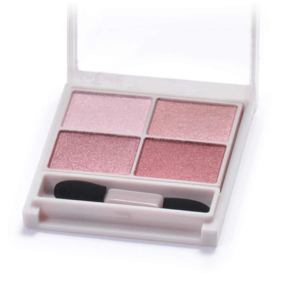 Canmake Silky Souffle Eyes, Glossy Pearl Four-Colour Eyeshadow Palette with Beauty-Serum Ingredients and a Double-Ended Tip, 4.8 g