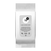 Ag DEO 24 Clear Shower Sheets — Odor-Wiping Body Wipes, 30 Sheets