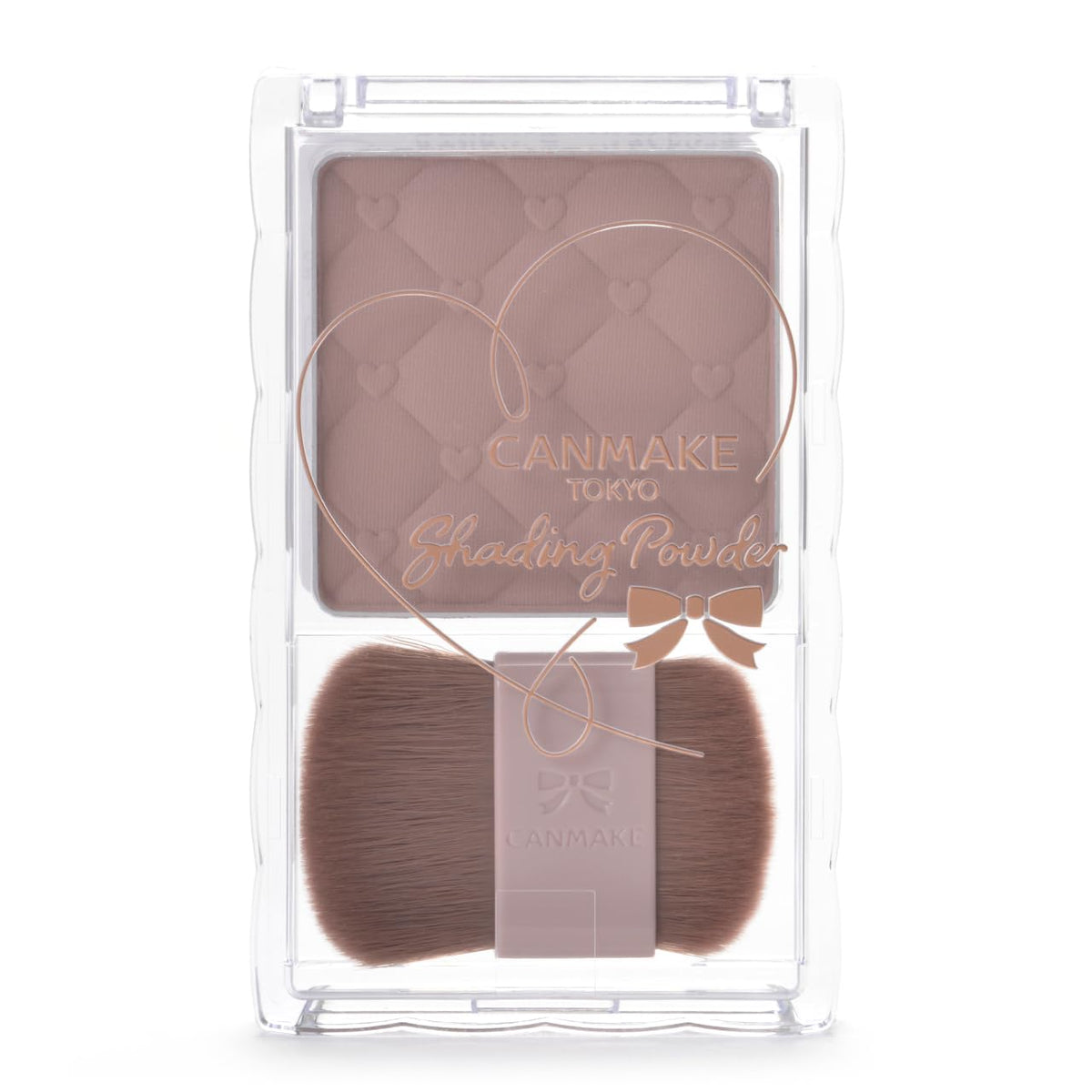 Canmake Shading Powder, Natural Contour Shading Powder with a Flat Brush that Gives the Face Line a Smaller, Defined Look, 4.4 g