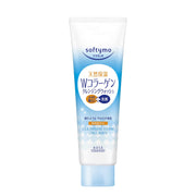 Softymo Double Collagen Cleansing Wash, Makeup Remover and Face Wash in One, Fragrance-Free Cleansing Foam with Collagen and Serine, 190 g