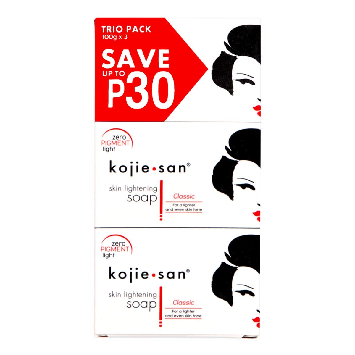 Kojie san Skin Lightening Soap – 3 × 100 g — source image 4