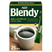 AGF Blendy Stick Black Instant Coffee Sticks, 25 Sticks, 30 Sticks Or Taste Comparison Assort Of 20 Sticks, No Milk No Sugar