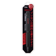 Pentel Smash Mechanical Pencil, Low-Centre-of-Gravity 0.5 mm or 0.3 mm with Brass Tip, Metal and Rubber Grip and 4 mm Drafting Pipe, 11 x 9 x 139 mm and 13 g, Black, Dark Grey or Red, With or Without Lead Tubes
