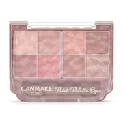 Canmake Petit Palette Eyes Matte Type, Compact Eight-Colour Matte Eyeshadow Palette with Double-Ended Tip, 2 g