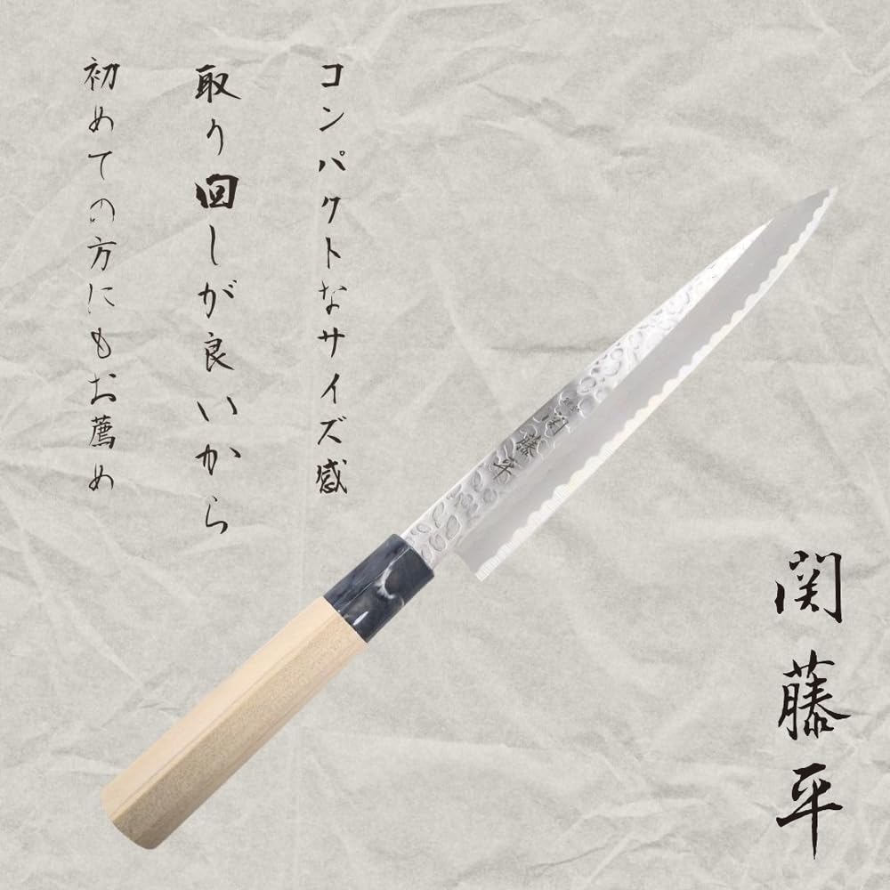 Yaxell Hammered Tsuchime Knife Set — Reduces food adhesion on blades