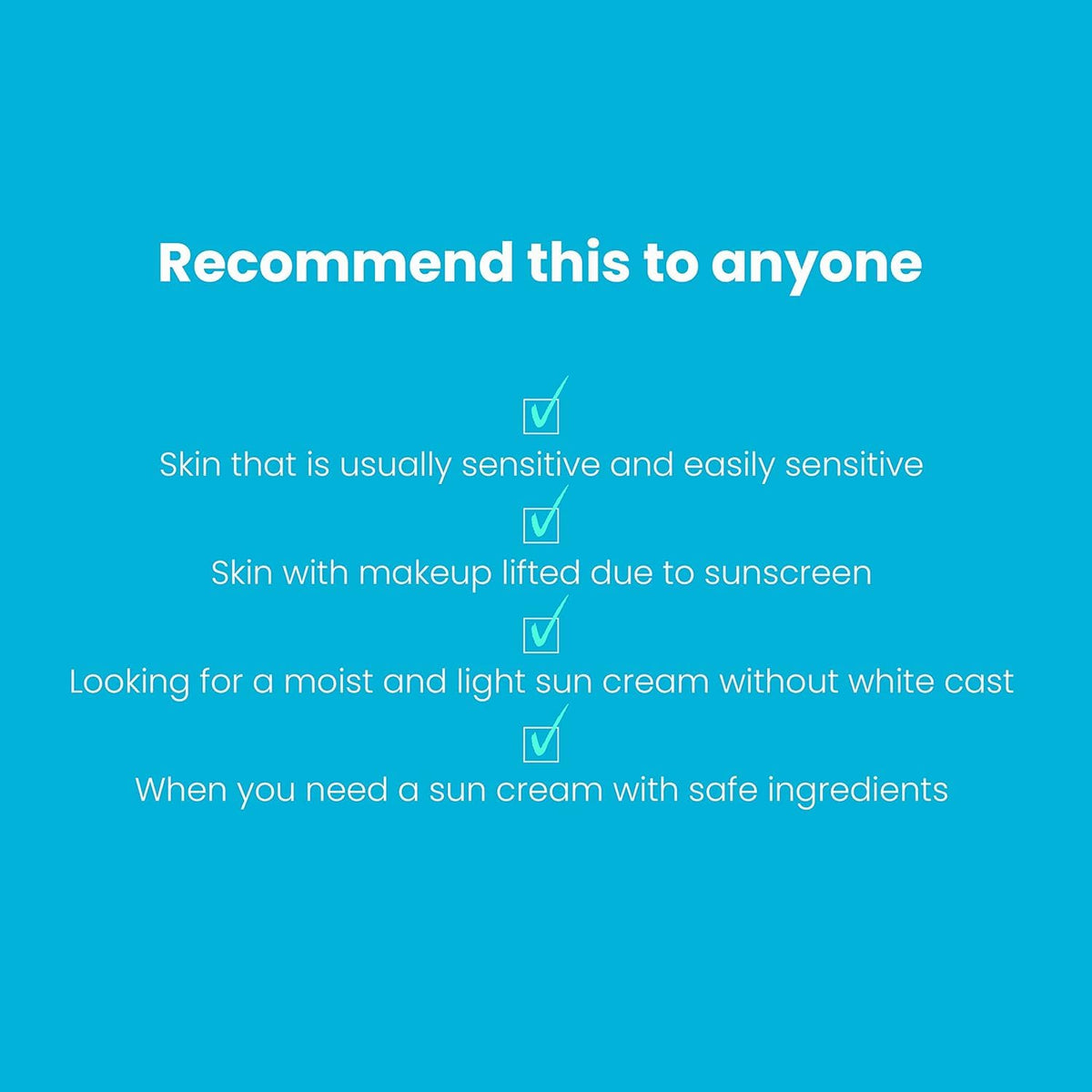 TOCOBO Bio Watery Sun Cream, SPF50+ PA++++ Watery Daily Sunscreen with Hyaluronic Acid, 50 mL