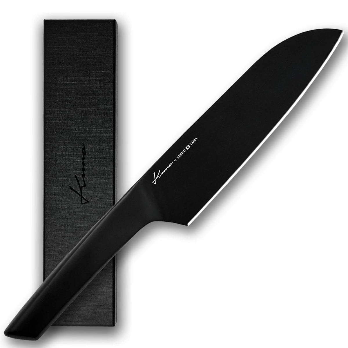 Kuro by Yebisu Yaiba Black Knife — Santoku, Petty Or Set
