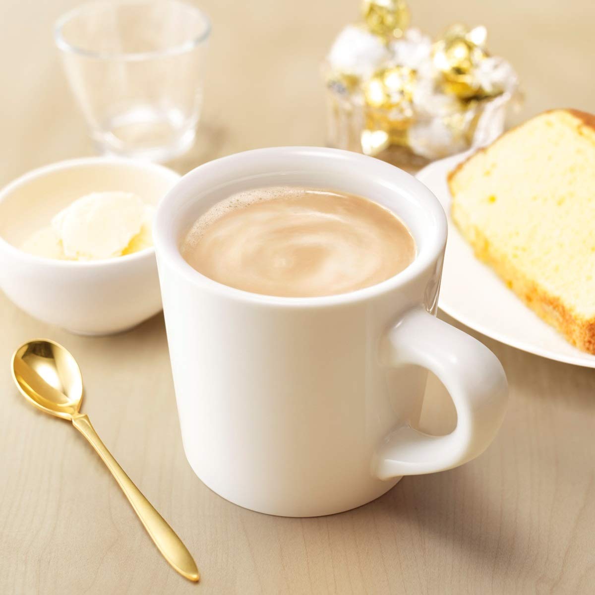 AGF Blendy Stick Melted Milk Cafe au Lait Instant Coffee, 8 Sticks