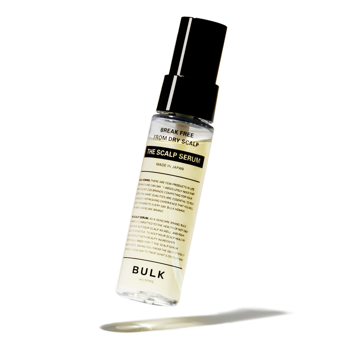 BULK HOMME The Scalp Serum 50 ml, Collagen-Based Non-Water Scalp Lotion for Men with Eucalyptus and Floral Fruity Scent, Menthol-Free
