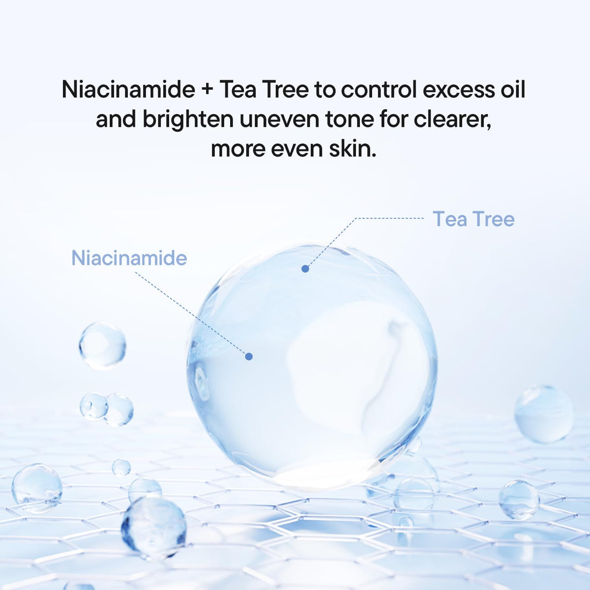 iUNIK Tea Tree Relief Serum, Tea Tree Leaf Water and Centella Calming Serum for Oily, Troubled and Sensitive Skin, 50 mL