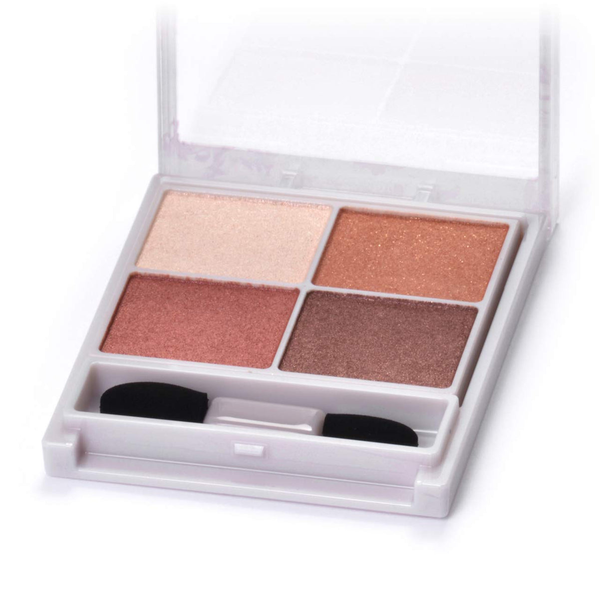 Canmake Silky Souffle Eyes, Glossy Pearl Four-Colour Eyeshadow Palette with Beauty-Serum Ingredients and a Double-Ended Tip, 4.8 g