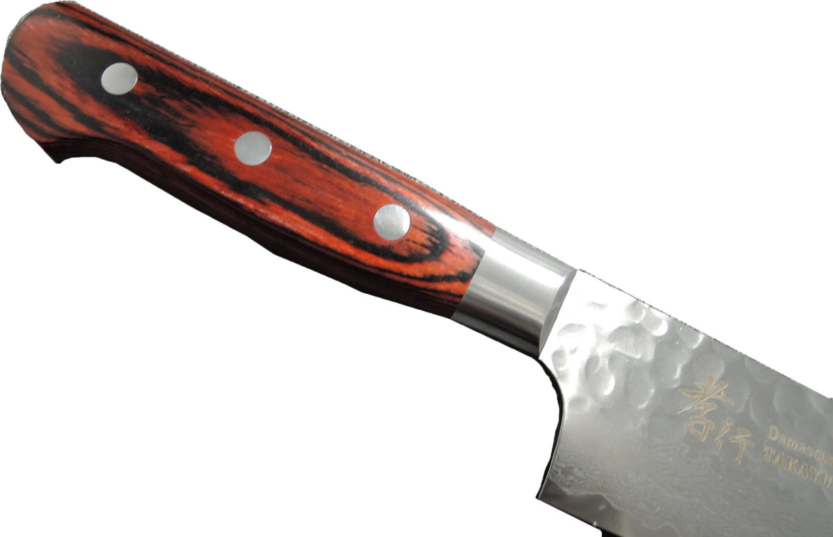 Sakai Takayuki Hammered Damascus Gyuto 180mm