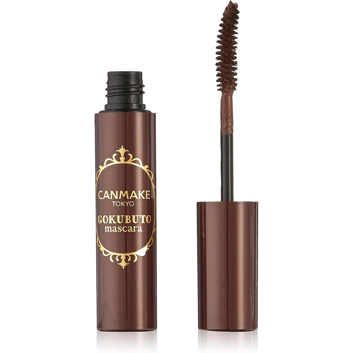 Canmake Gokubuto Mascara, Waterproof Volume and Curl-Keeping Mascara That Comes Off with Warm Water, 6.8 mL
