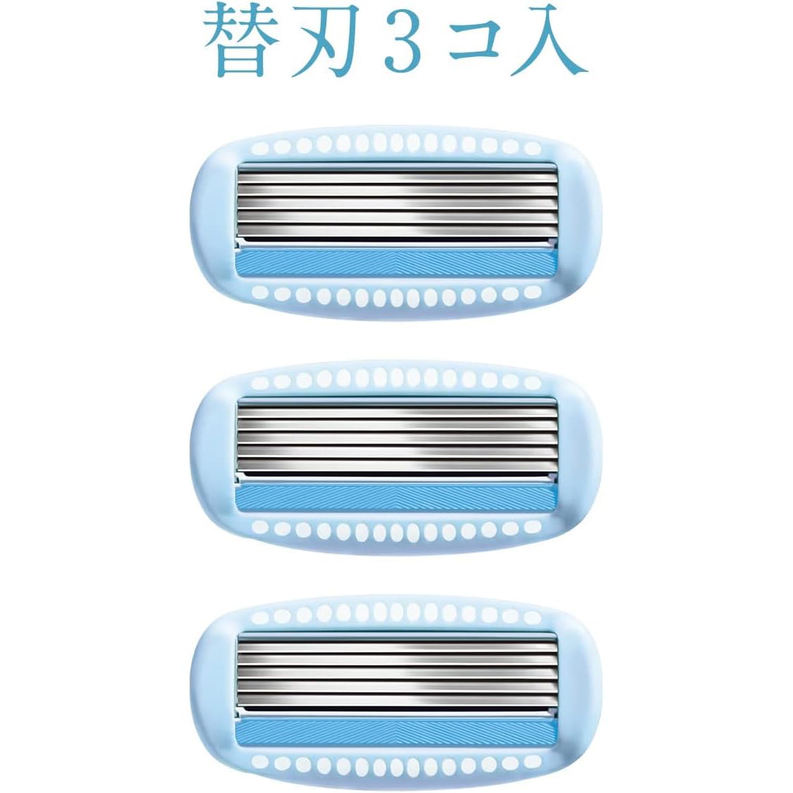 Schick Hydro Silk Salon Plus Replacement Blades, Pack of 3, 5-Blade Cartridges with Moisture Gel and Skin Guard for Women's Razor, White