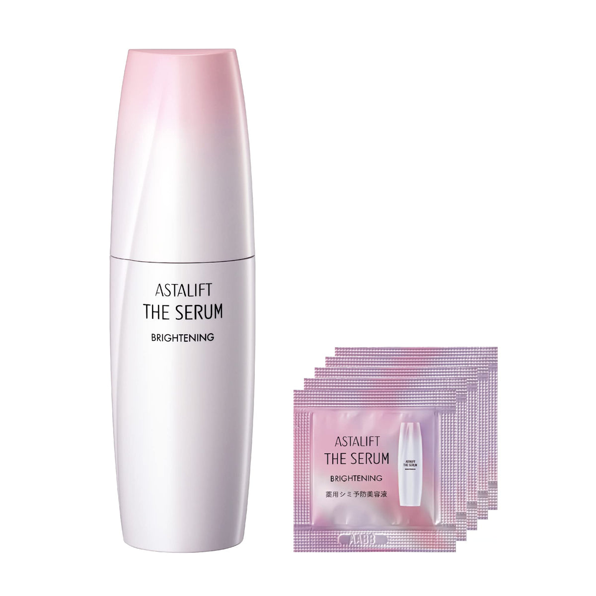 Astalift The Serum Brightening, 40 mL Bottle, 40 mL Refill, 8 mL Trial or Bottle and Two Refills, Medicated Spot-Prevention Serum