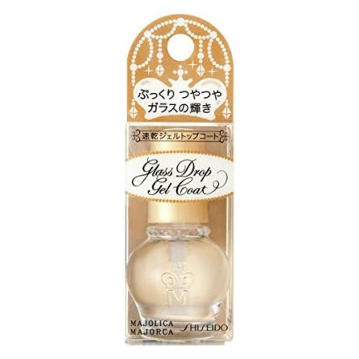 MAJOLICA MAJORCA Glass Drop Gel Coat — Quick-Dry Gel-Look Top Coat, 9ml