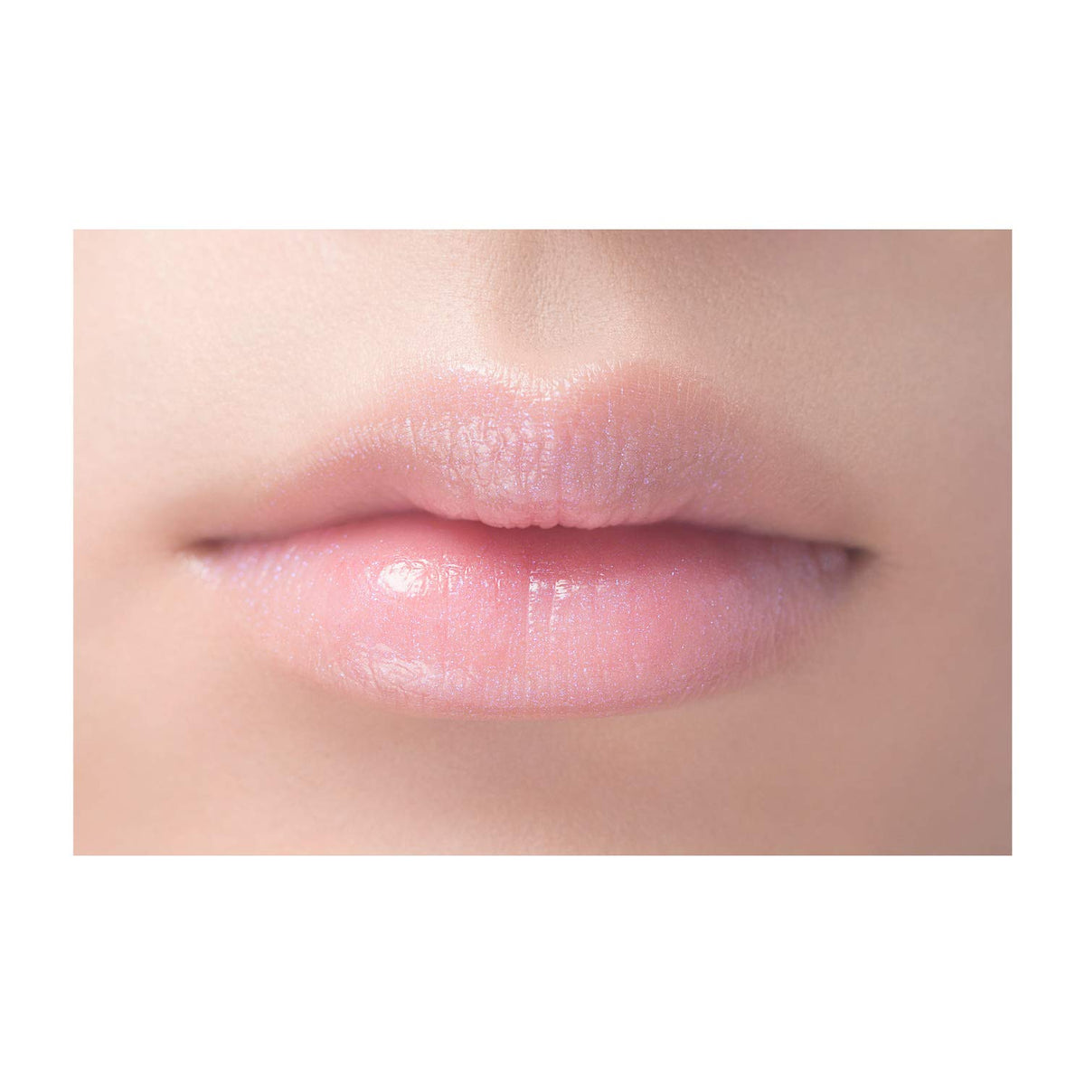 UZU BY FLOWFUSHI 38°C / 99°F Lip Balm Stick YOU, Clear Hologram Sheer Semi-Gloss, Fragrance-Free, Low Irritation, 3.8 g