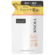 Stephen Knoll Repair and Control Conditioner Refill 400 mL, Water-Retaining Repair Conditioner for Split-Prone, Stiff Hair, Floral Fruity Musk Scent (Earlier Pack)