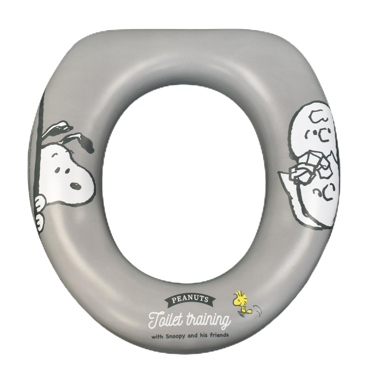 Eiwa Soft Auxiliary Toilet Seat for Toilet Training, Cushioned, Washable, No Handles, 285 x 270 mm and 244 g, Ages 1.5 to 6, in Nine Character Designs