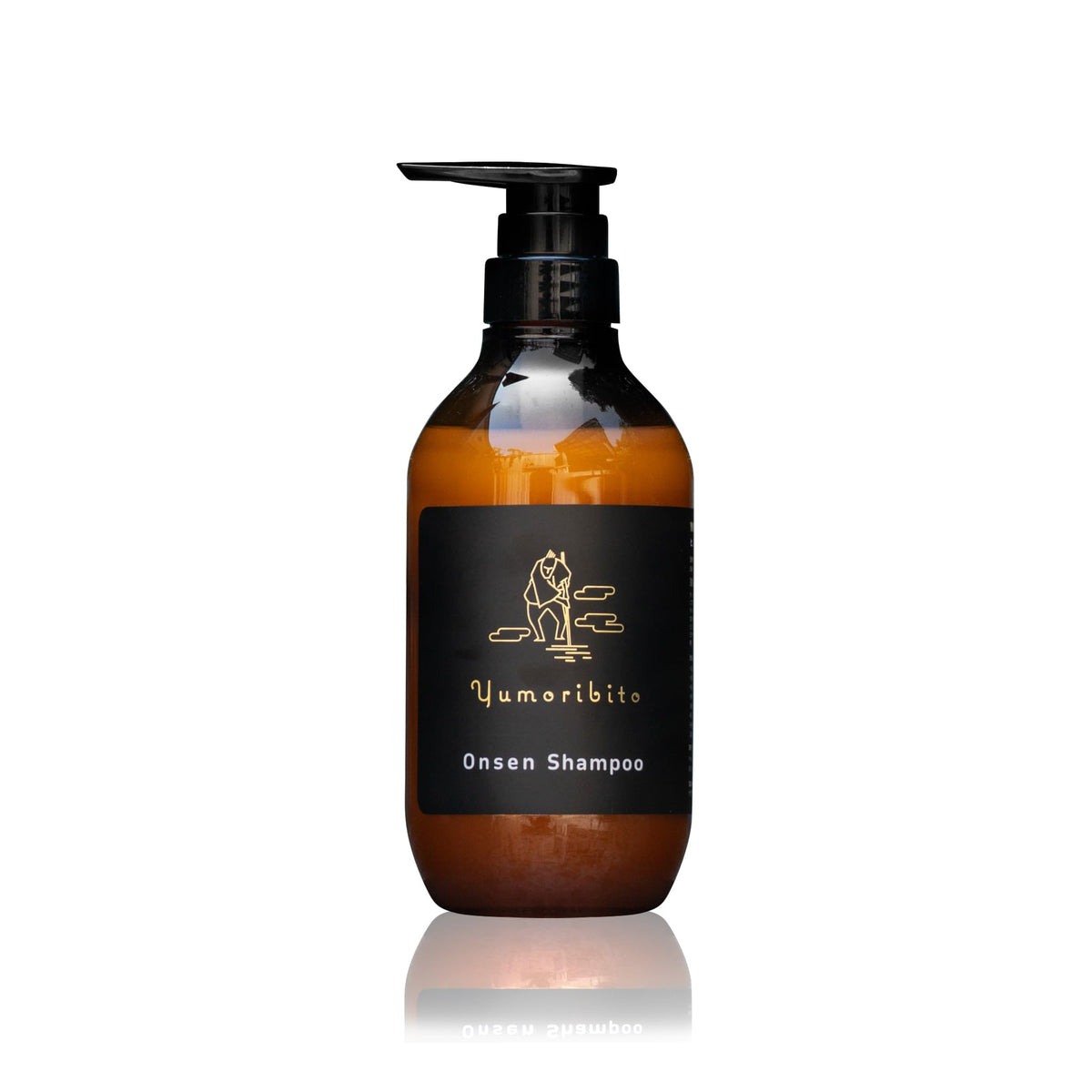 Hot Spring Water Organic Scalp Shampoo, Silicone-Free Amino Acid Shampoo with Humus Extract, Sea Buckthorn Oil, Hyaluronic Acid and Hinoki Cypress and Eucalyptus Scent, Supervised by a 111-Year-Old Hot Spring Inn, 500 mL