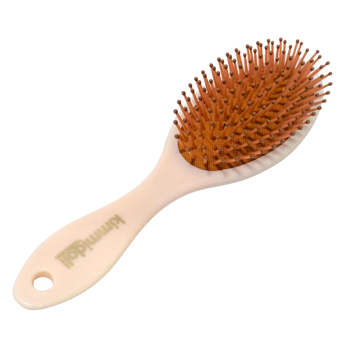 Kimmidoll Detangling Hair Brush for Women, Kokeshi Doll Design, Hard Plastic Body with Soft Bristles, 2 Designs