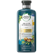 Herbal Essences Bio Renew Argan Oil of Morocco Repair Shampoo 400 mL Pump Bottle, Paraben-Free Shampoo for Damaged Hair, Creamy Vanilla and Spice Scent