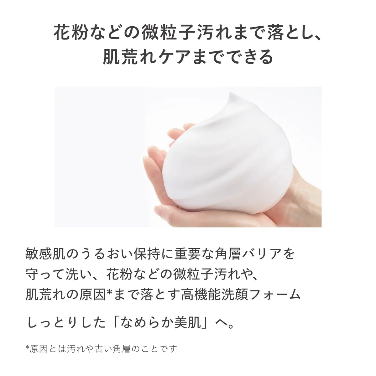 SHISEIDO d Program Foam — Barrier‑supporting mild surfactant
