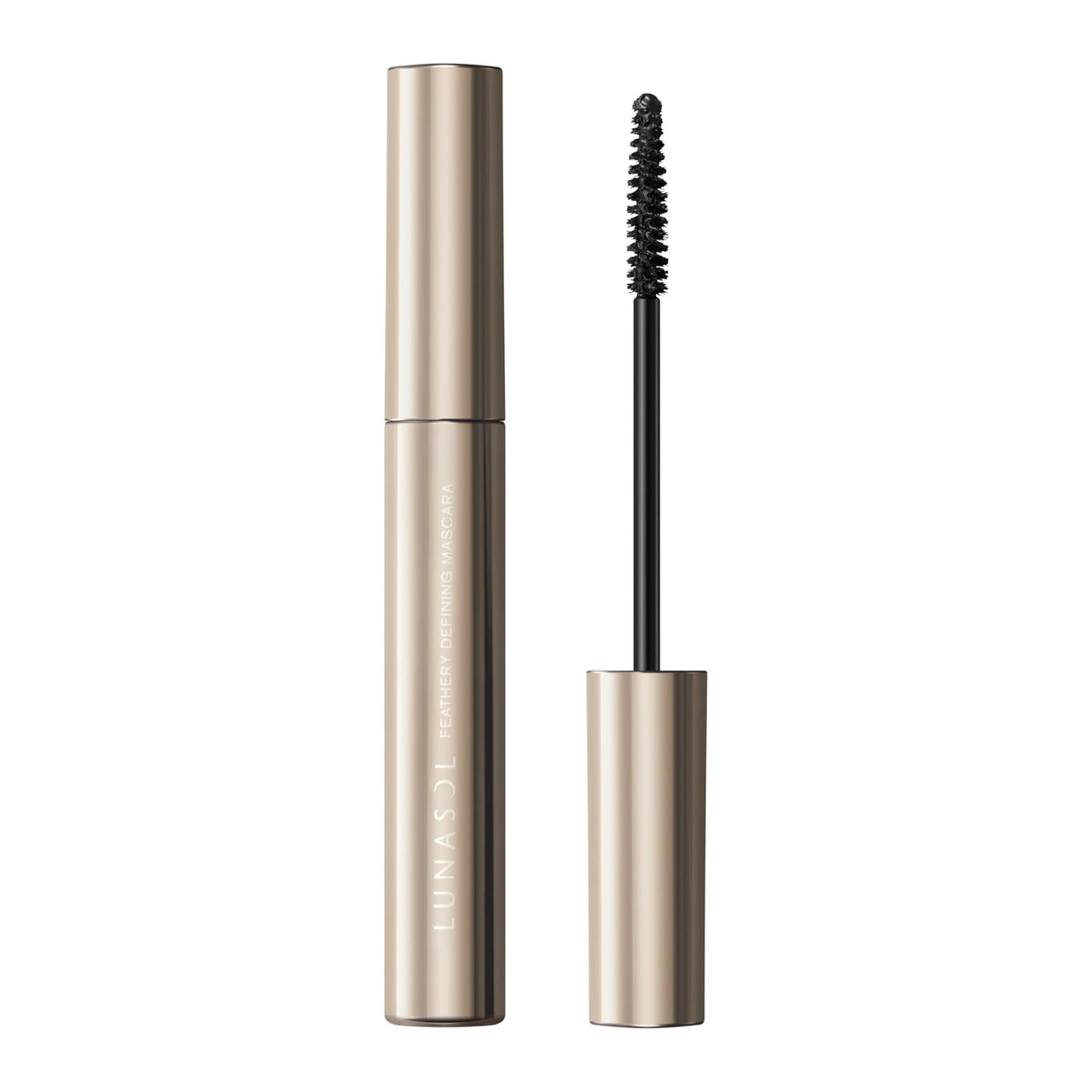 Feathery Defining Mascara 01 Black Spinel, Lash-Separating Colour Mascara that Coats Each Lash with Clear Colour and Shine for a Thicker, Longer Look, 6 g