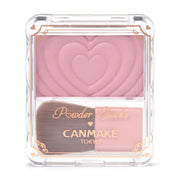 Powder Cheeks P05 Classy Mauve Pink, Glossy Single-Colour Powder Blush in a Muted Blue-Pink with a Brush in a Heart-Embossed Compact, 1.8 g