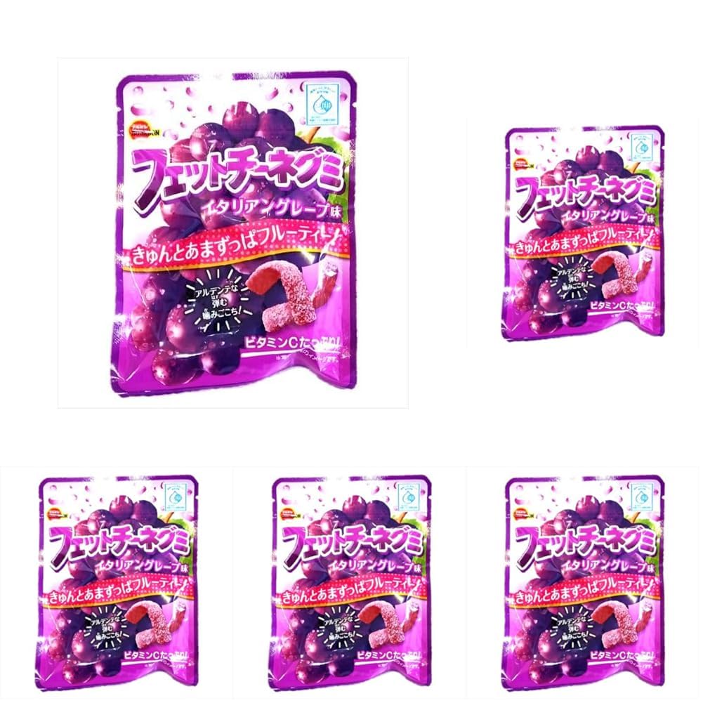 Fettuccine Gummy, Italian Grape Flavor, 50 g Bag