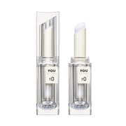 UZU BY FLOWFUSHI 38°C / 99°F Lip Balm Stick YOU, Clear Hologram Sheer Semi-Gloss, Fragrance-Free, Low Irritation, 3.8 g