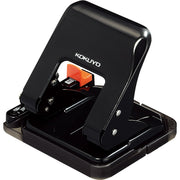 KOKUYO Rakuake 2-Hole Punch — Rotate-and-Slide Paper-Size Guide