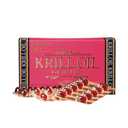 Antarctic Krill Oil Gran Pro 120 Softgels, Phospholipid Omega-3 over 40 Percent with Natural Astaxanthin, 30 Day Supply, Made in Japan
