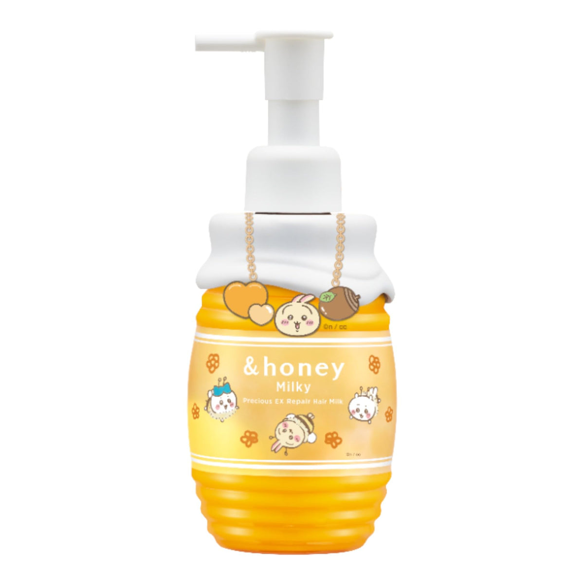 &honey Milky Precious EX Repair Hair Milk, 180 g, Chiikawa Limited Design, Apple Honey Scent