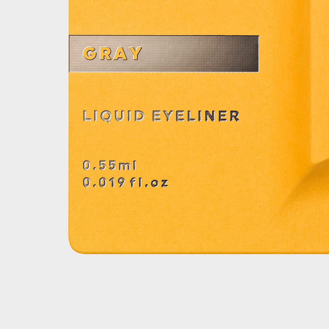 UZU by FLOWFUSHI Eye Opening Liner, Warm-Water Removable Liquid Eyeliner, Alcohol-Free and Dye-Free, 0.55 mL