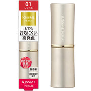KiSS Me FERME Proof Shiny Rouge 01 Vivid Red, 3.8 g High-Colour Long-Lasting Shiny Lipstick, Fragrance-Free with Beauty-Serum Ingredients