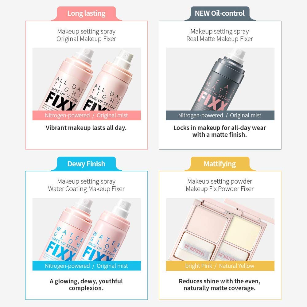 SO NATURAL FIXX — Oil‑Absorbing Matte Finish Ultra‑Long‑Lasting