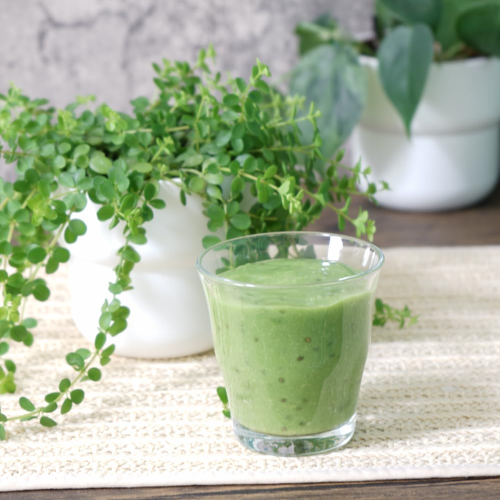 Chia Seeds and Avocado Smoothie Powder with Almond Milk and Kefir, 140 g for 14 Servings, Made in Japan