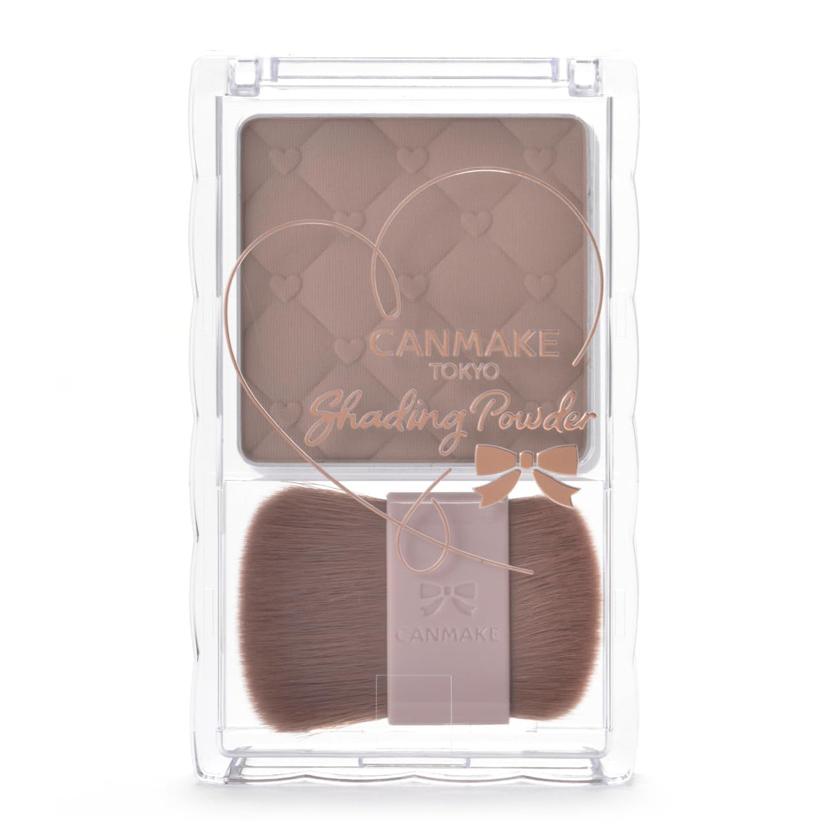 Canmake Shading Powder, Natural Contour Shading Powder with a Flat Brush that Gives the Face Line a Smaller, Defined Look, 4.4 g